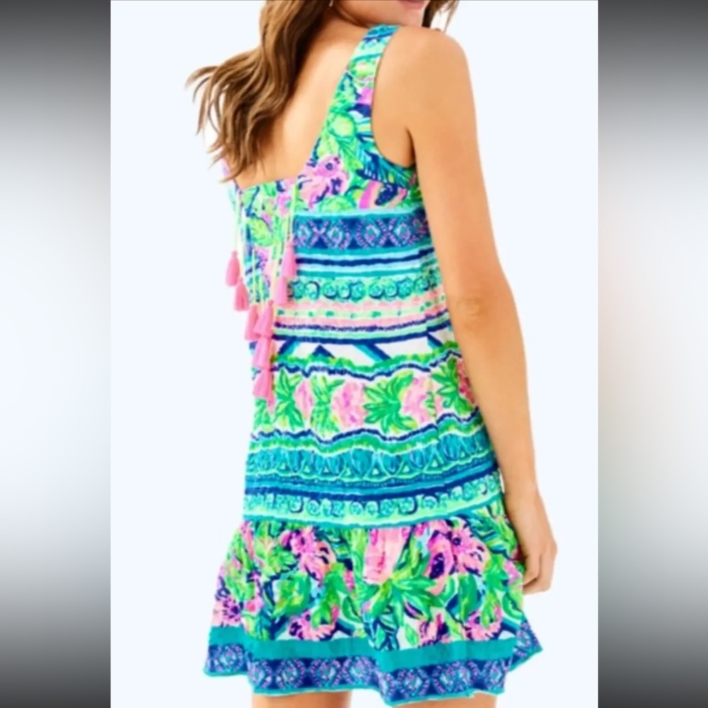 NWOT Lilly Pulitzer HTF Gabriella Dress Daquiri Shack Size L